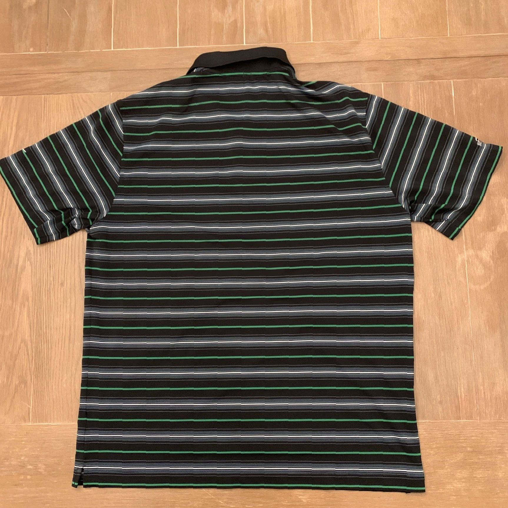 Nike NIKE Golf Dri-Fit Polo Shirt Striped Black Green Size XL Mens Size US XL / EU 56 / 4 - 5 Thumbnail