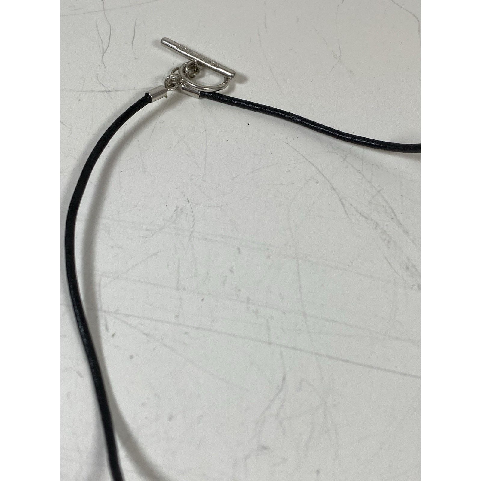 Emporio Armani Emporio Armani Pendant Necklace on a Black Cord Size ONE SIZE - 7 Thumbnail