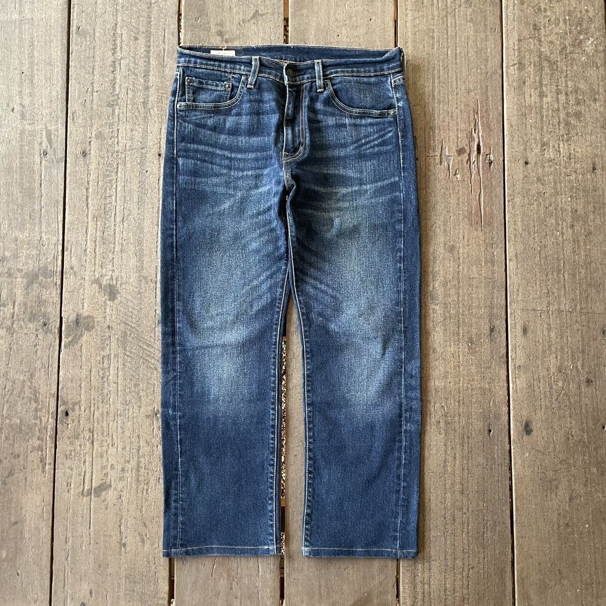 Levi's 🔥Vintage Levis 505 Big E Stoned Washed Denim Jeans Size US 32 / EU 48 - 1 Thumbnail