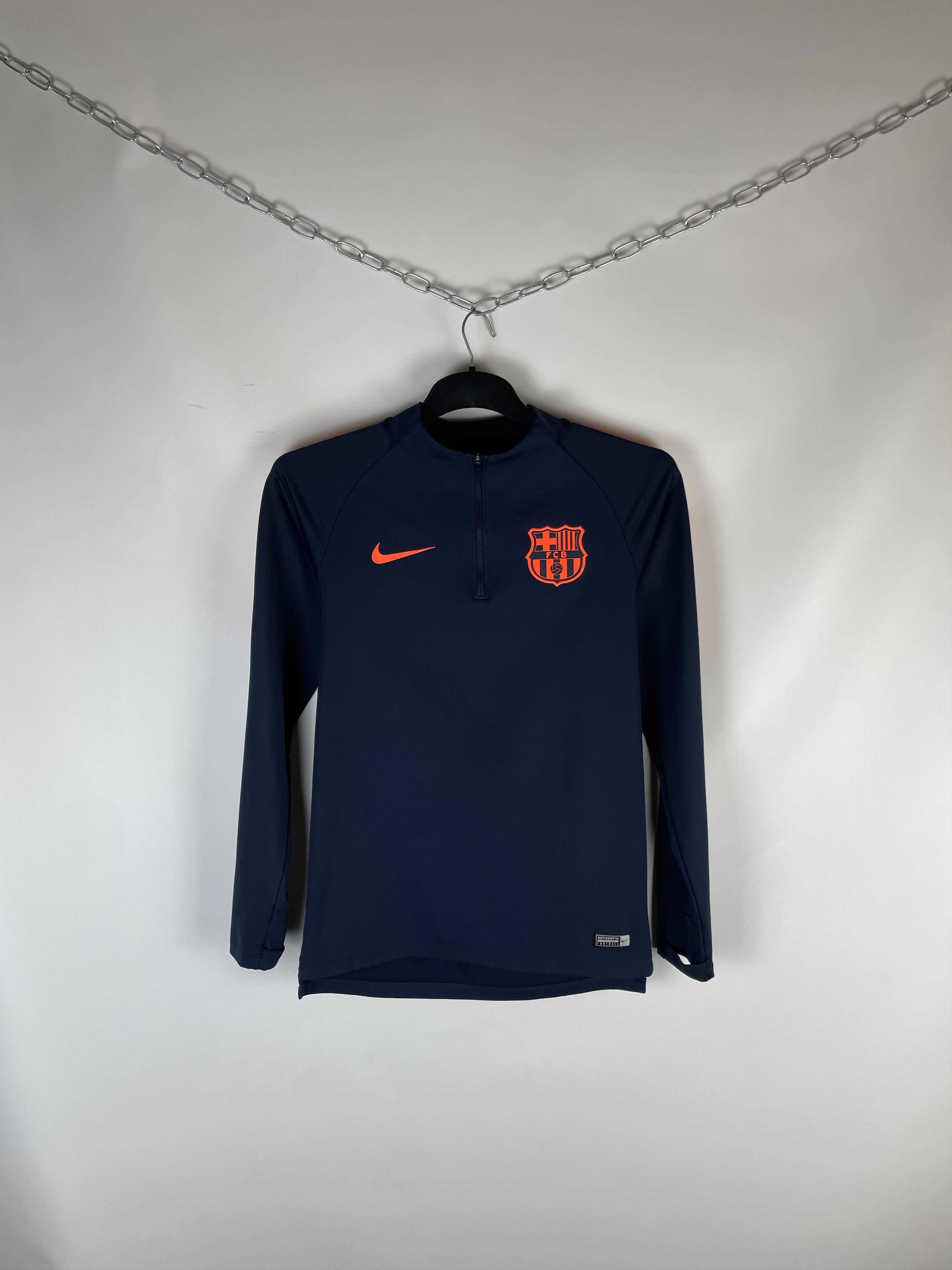 Nike Vintage Nike FC Barcelona Long Sleeve Soccer Jersey Y2K Size US S / EU 44-46 / 1 - 1 Thumbnail