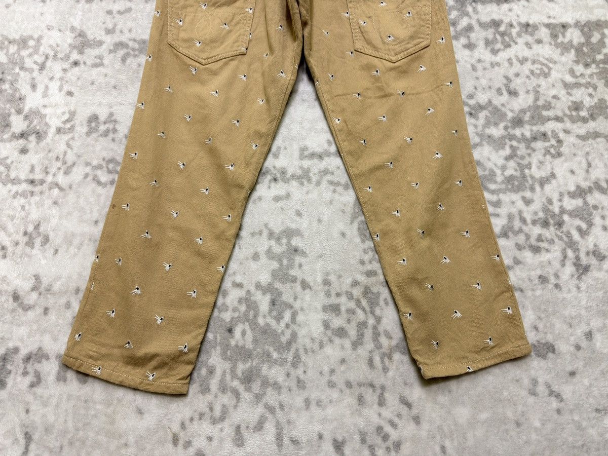 Issey Miyake Vintage Mercibeaucoup Embroidered Drop Crotch Pants Size US 27 - 7 Thumbnail