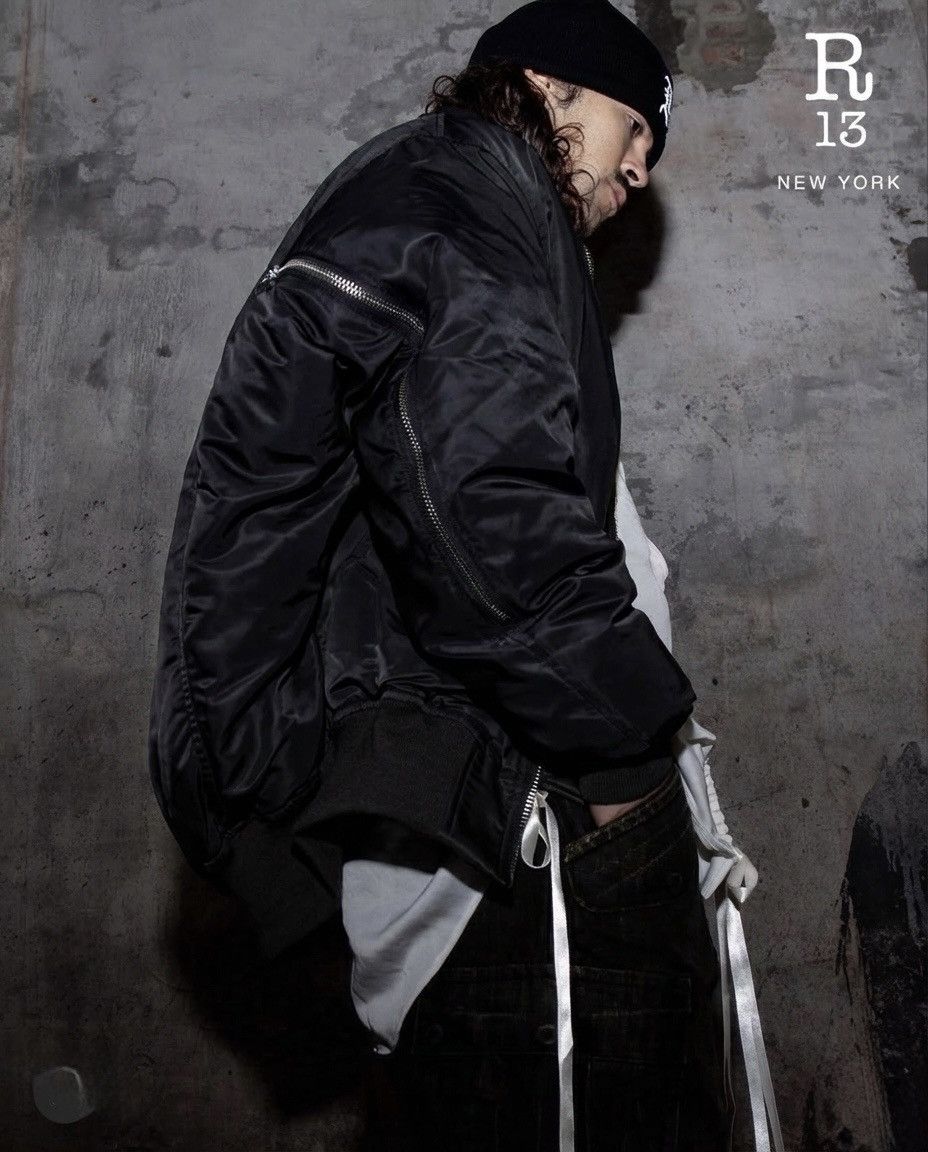 R13 Zip Out Down Bomber Small Size US S / EU 44-46 / 1 - 1 Thumbnail