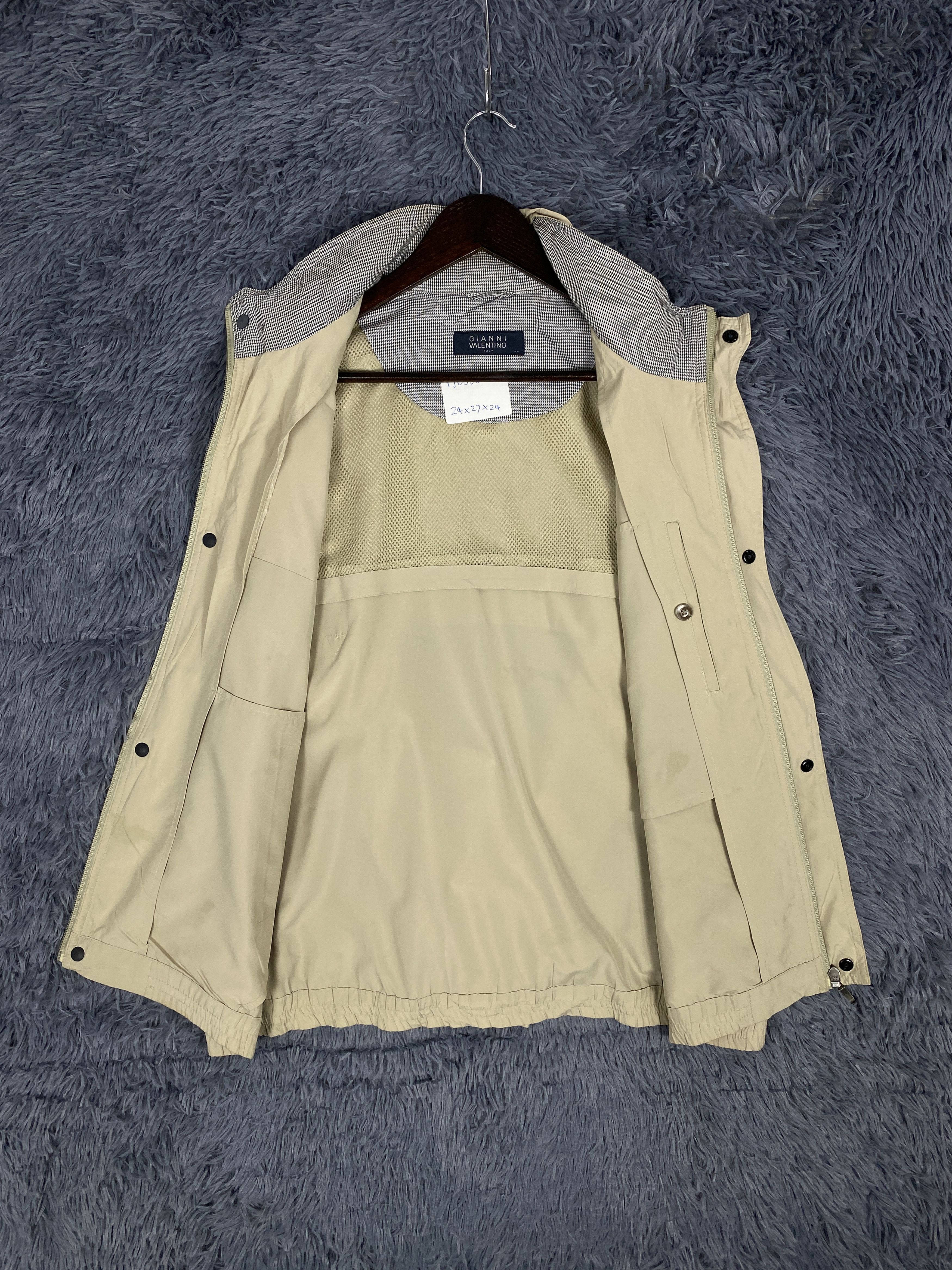 Giovanni Valentino Vintage Gianni Valentino Zip Up Light Jacket Size US L / EU 52-54 / 3 - 8 Thumbnail