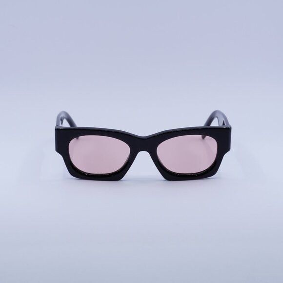Palm Angels Palm Angels PERI089 BODIE 1021 Sunglasses Black Square Frame Size ONE SIZE - 2 Thumbnail