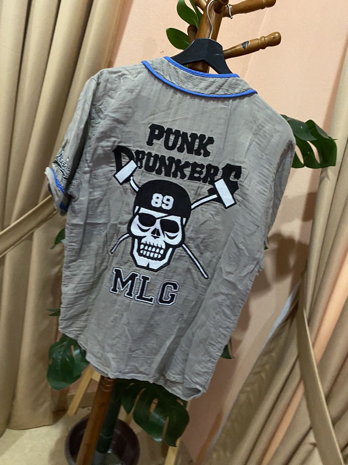 If Six Was Nine × Vintage VINTAGE PUNK DRUNKERS BASEBALL JERSEY Size US L / EU 52-54 / 3 - 8 Thumbnail