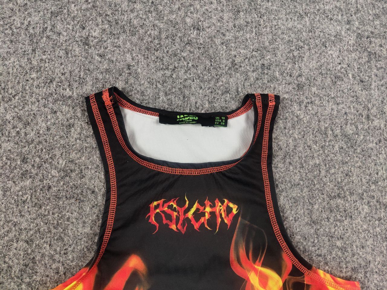 Jaded London Jaded London Design flame Racer Art tank top cropped Size M / US 6-8 / IT 42-44 - 5 Thumbnail