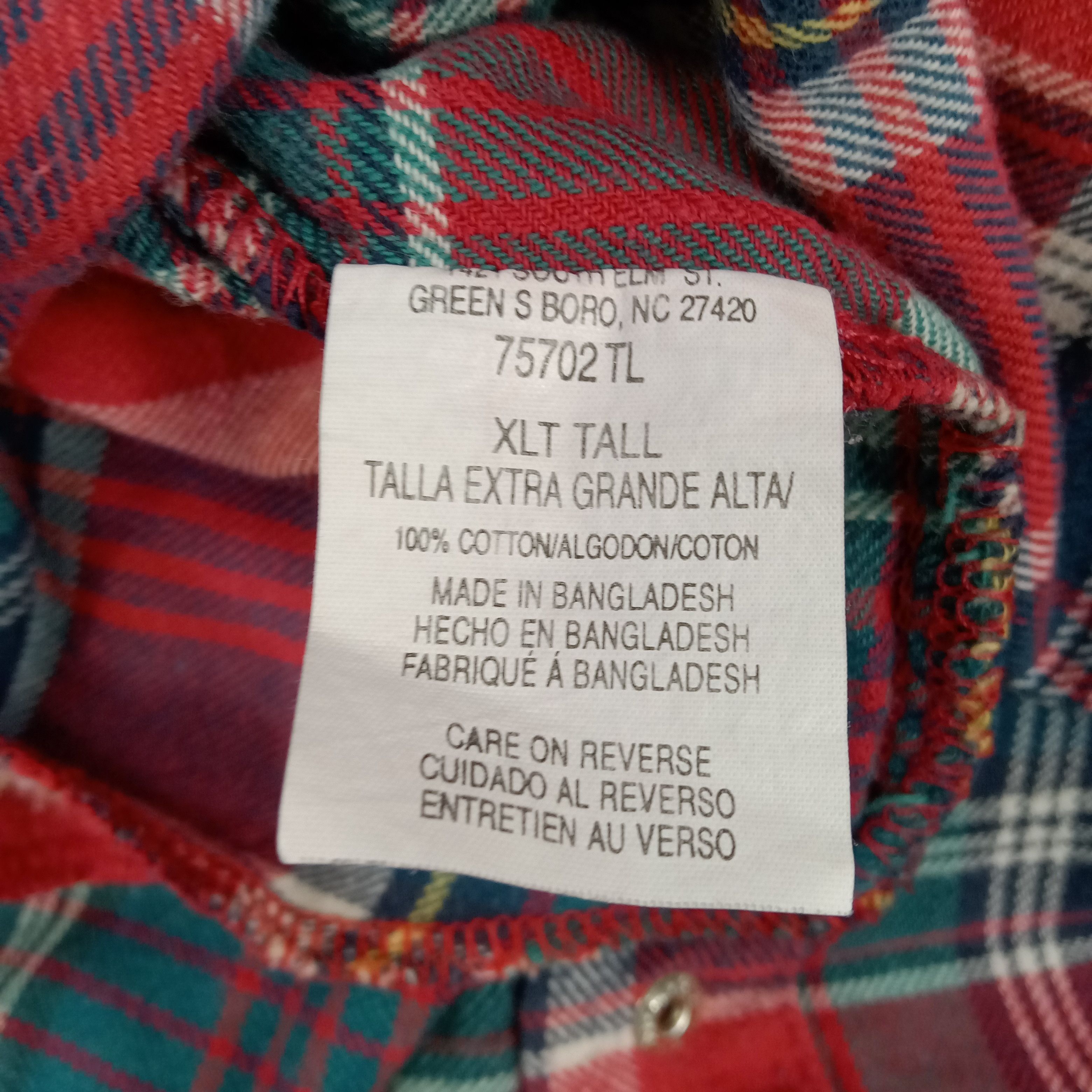 Vintage × Wrangler Wrangler American Style Flannel Shirt Button Up Size US XXL / EU 58 / 5 - 7 Thumbnail