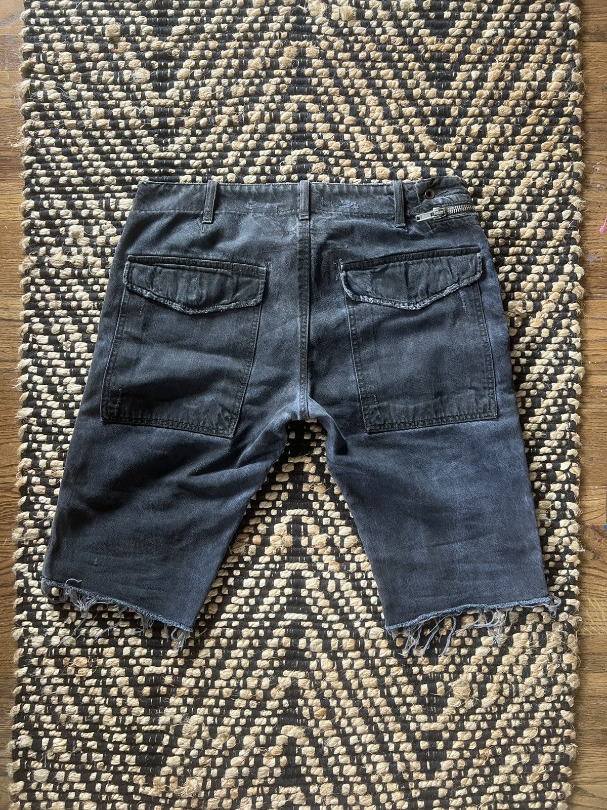 Rick Owens Rick Owens DRKSHDW AW06 Blue Double Layer Aircut Shorts Size US 31 - 3 Thumbnail