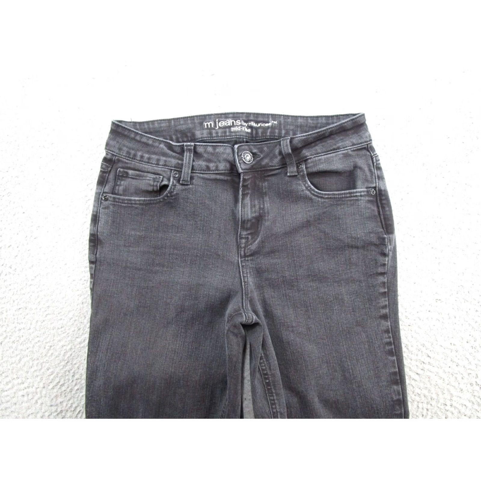 Vintage Maurices Jeans Bootcut Denim Stretch Black Mid Rise Womens Size 10 Reg Jeans Size 32" / US 10 / IT 46 - 3 Thumbnail