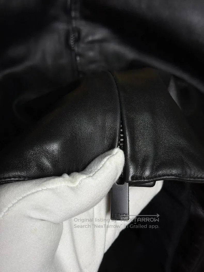Fendi Fendi Little Monster Leather Jacket, Lamb Leather, Cashmer Size US M / EU 48-50 / 2 - 6 Thumbnail