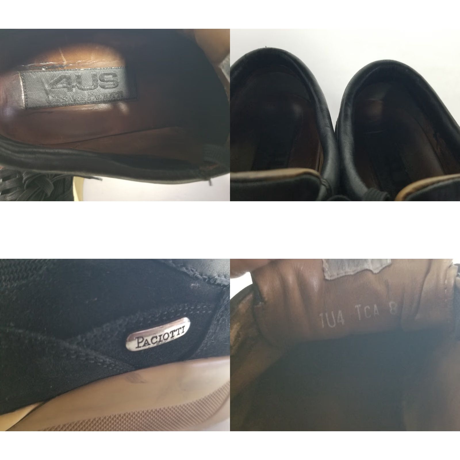 Vintage Cesare Paciotti 4US Sneaker Mens Leather Black Lace Up 9 US Casual Sneakers Mens Size 9 Shoes Size US M / EU 48-50 / 2 - 10 Thumbnail