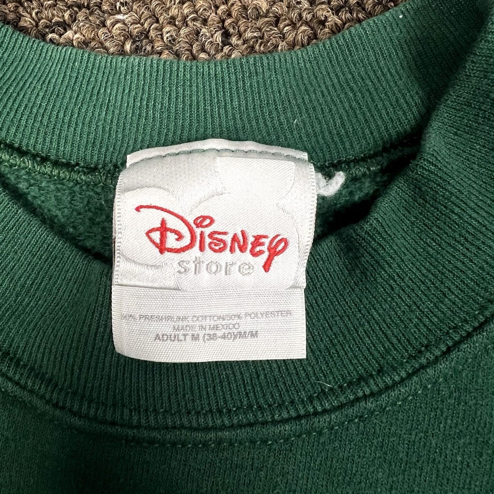 Disney VINTAGE Disney Tigger Graphic Crewneck Sweatshirt Medium Pullover Unisex Adults Green 90s Decade Shirt Size US M / EU 48-50 / 2 - 2 Thumbnail