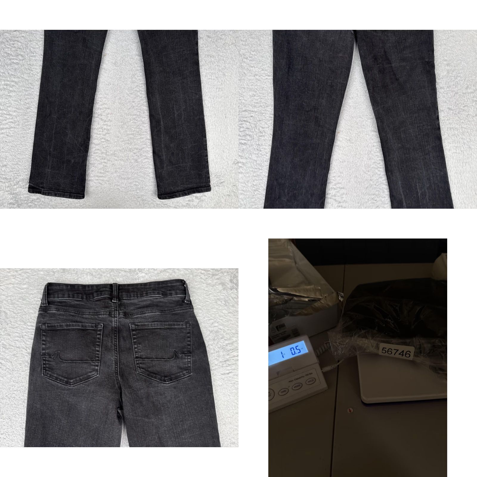 Vintage Maurices M Jeans Bootcut Jeans Womens 4 Regular Gray Charcoal Wash 26x31 Stretch Denim Size 27" / US 4 / IT 40 - 10 Thumbnail