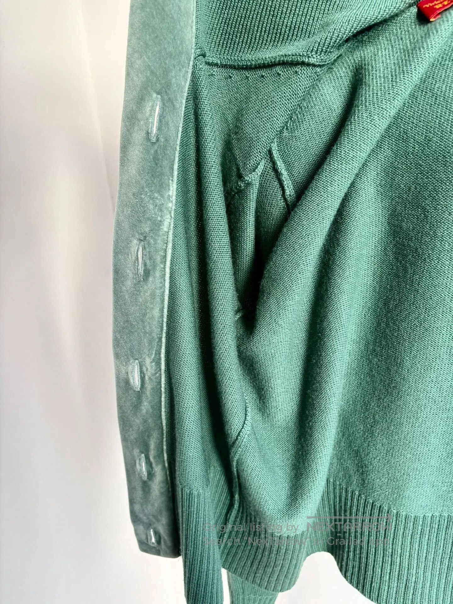 Vivienne Westwood vivienne westwood green velvet knit cardigan. Size M / US 6-8 / IT 42-44 - 6 Thumbnail