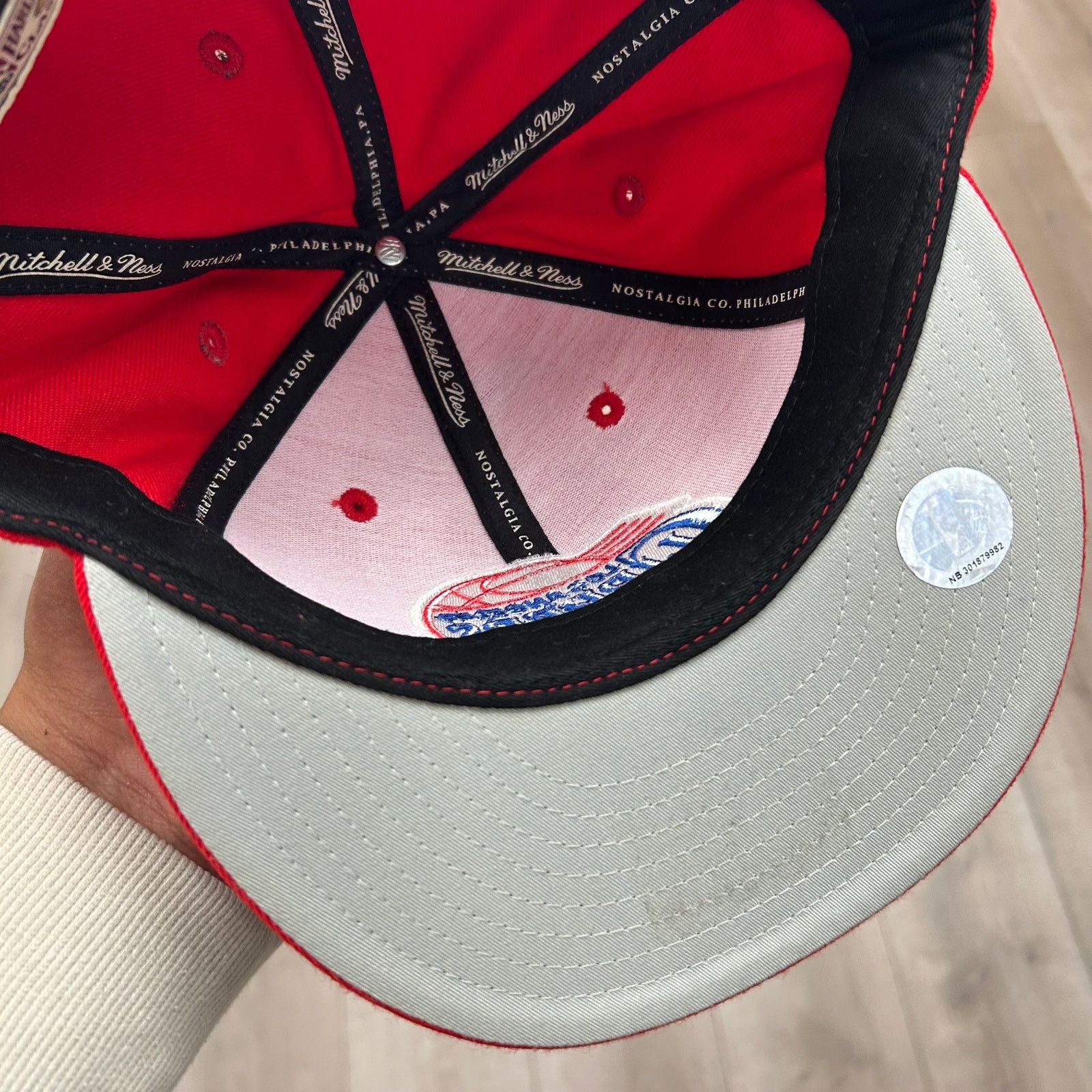 Mitchell & Ness Mitchell & Ness red NBA Los Angeles Clippers Hat Cap 7 5/8 Size ONE SIZE - 5 Thumbnail