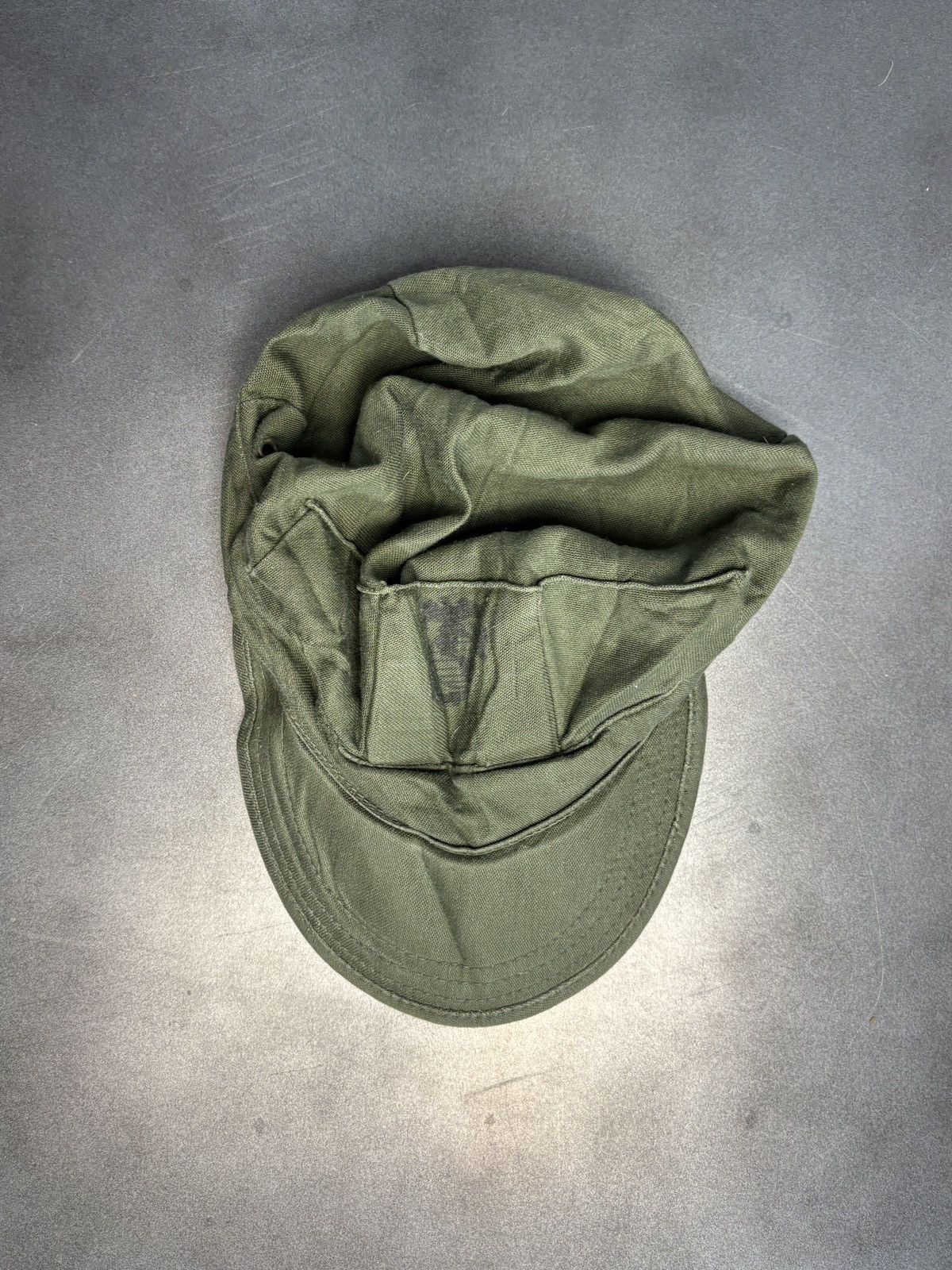 Vintage Vintage US Marine Corps Utility Hat Vietnam Drab Field EGA Size ONE SIZE - 15 Thumbnail