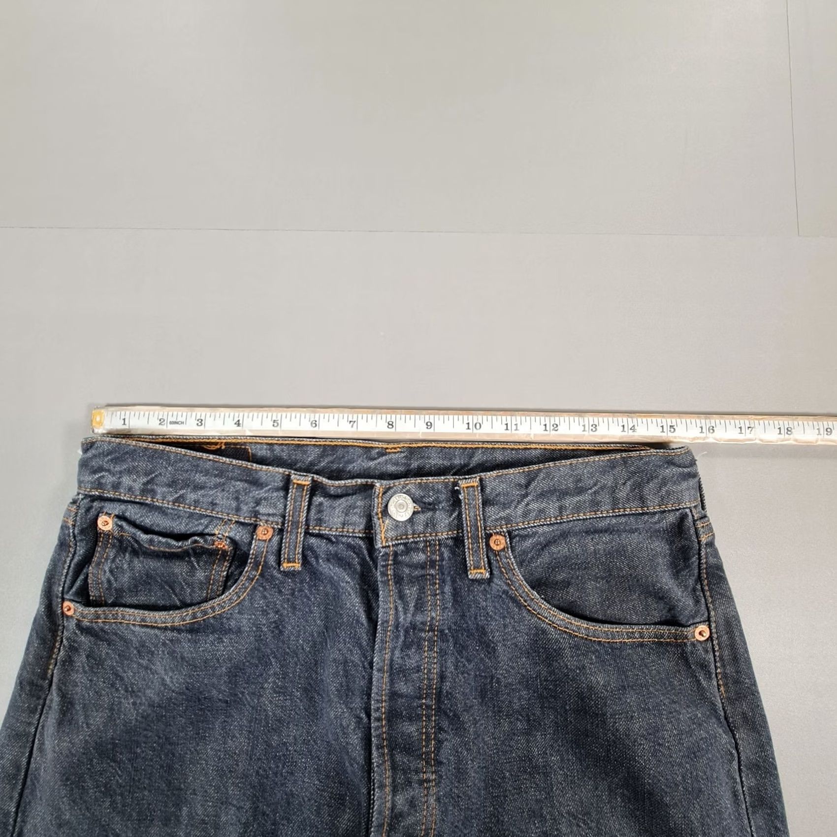 Levi's VINTAGE Levi's 501 Jeans Mens Blue W30 L30 Regular Straight Denim 100% Cotton Button Fly 5-Pocket USA 90s Size US 30 / EU 46 - 6 Thumbnail