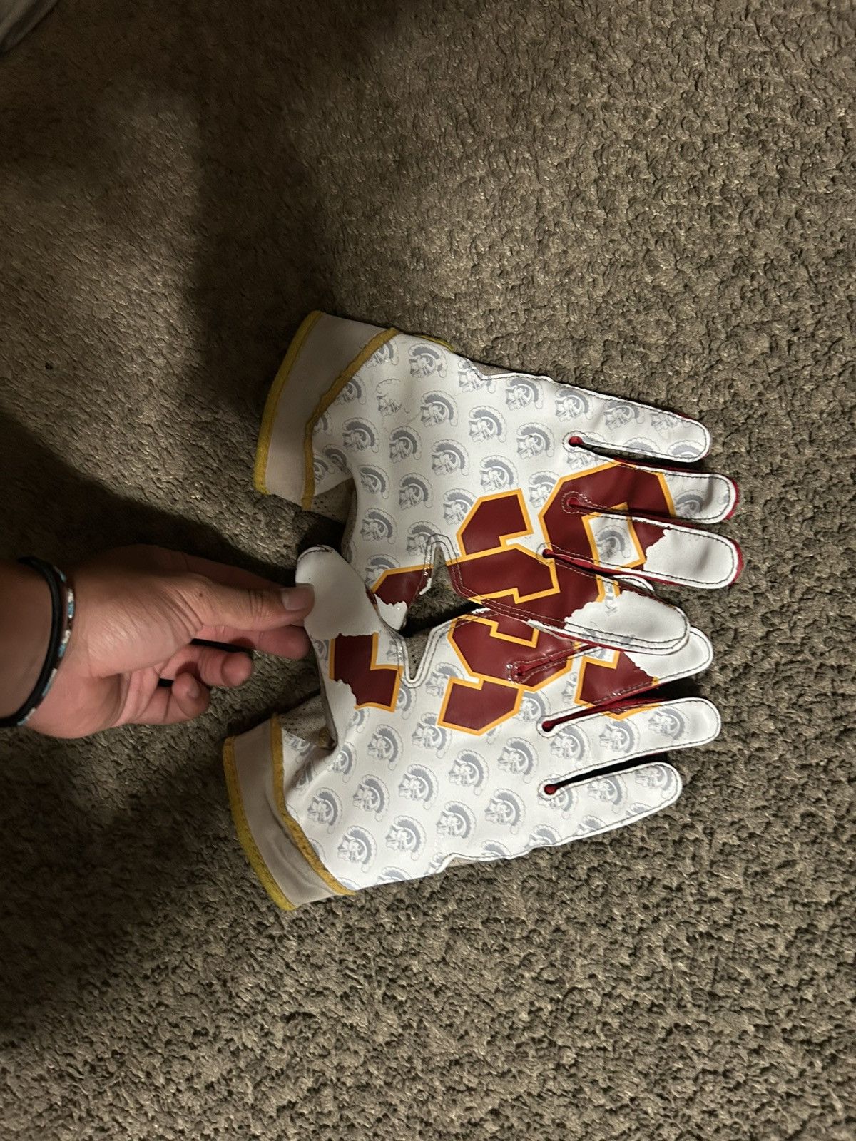 Nike White superbads x usc globes Size 44 - 2 Thumbnail