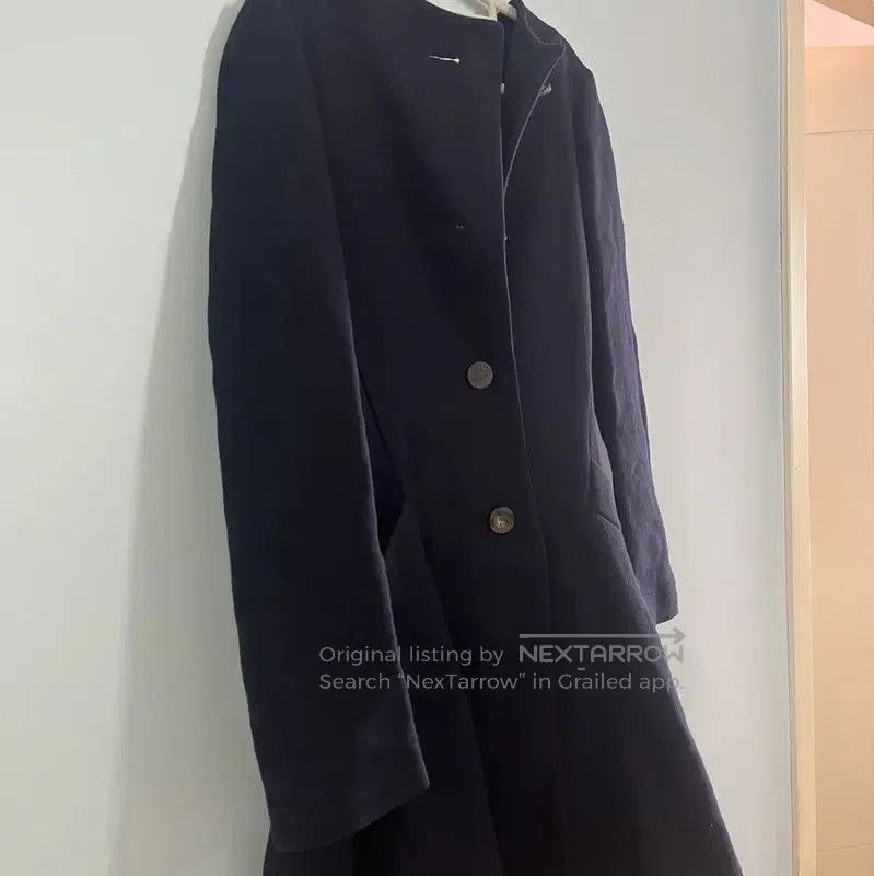 Lanvin Lanvin Women's Dark Blue Wool Coat . Size L / US 10 / IT 46 - 7 Thumbnail
