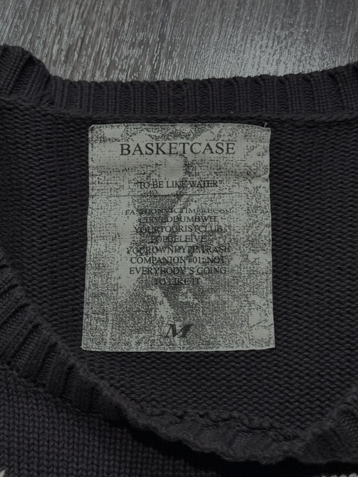 basketcase gallery RAW knit college sweater Size US M / EU 48-50 / 2 - 2 Thumbnail