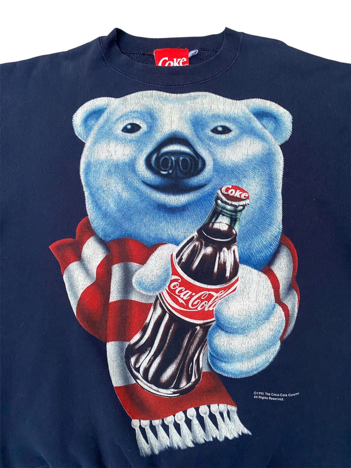 Coca Cola Vintage 90s Coca cola Sweatshirt Size US M / EU 48-50 / 2 - 7 Thumbnail