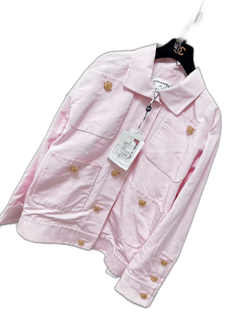 Chanel Chanel 20A Pink Four-Pocket Jacket Size M / US 6-8 / IT 42-44 - 1 Thumbnail