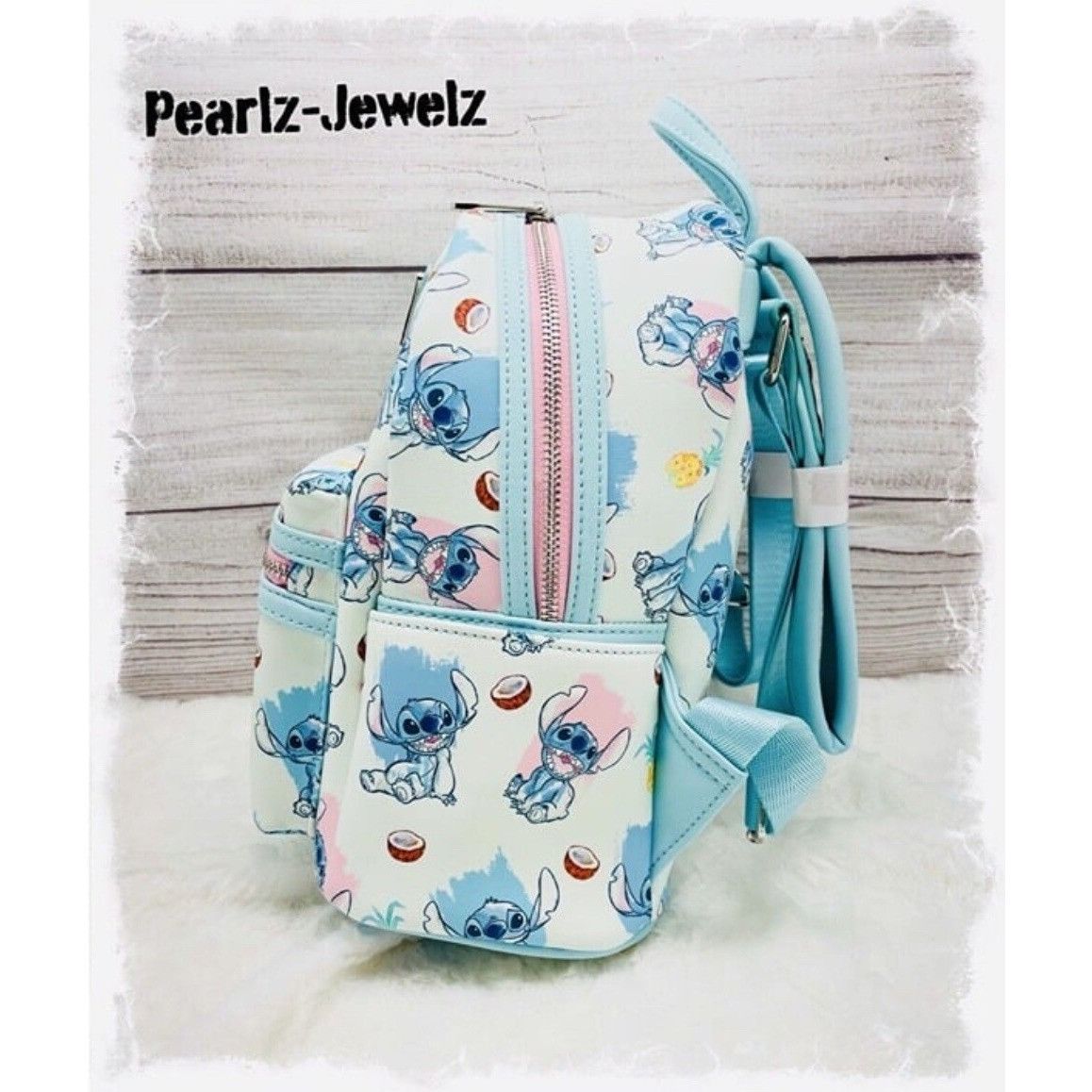 Disney Loungefly Disney Lilo & Stitch Coconut Allover Print Mini Ba Size ONE SIZE - 5 Thumbnail