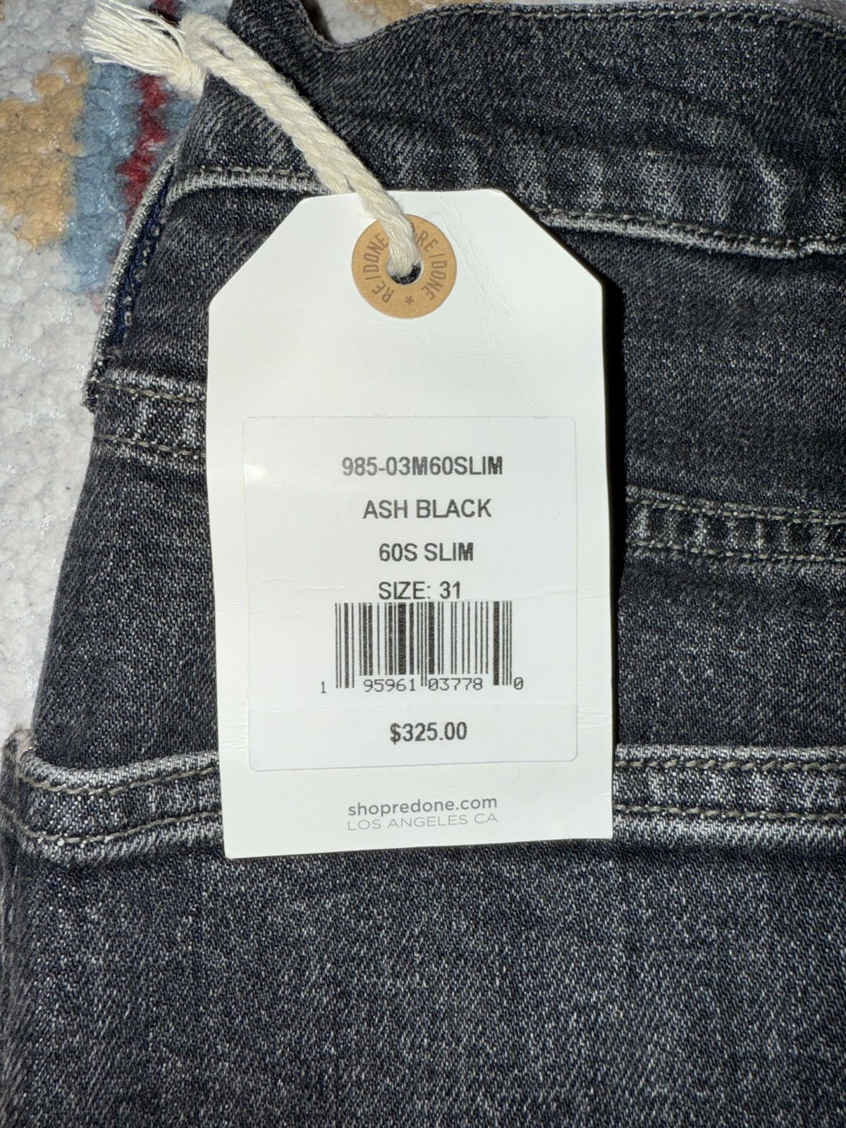 RE/DONE Re/Done - 60s Stretch Slim Jeans Size US 31 - 5 Thumbnail