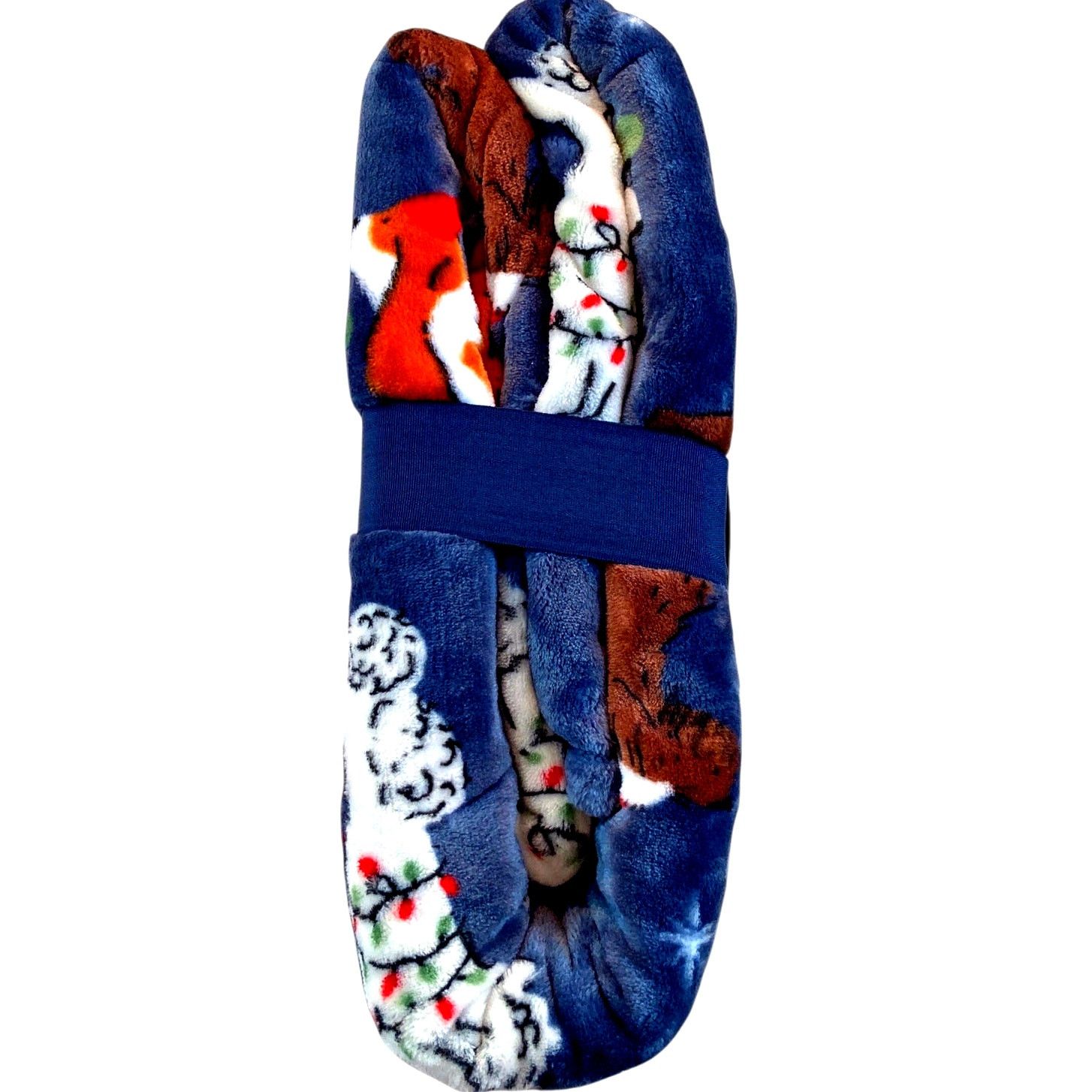 Other Dogs Puppies Throw 60x70 Blue Multi Breeds Members Mark NWT Size ONE SIZE - 5 Thumbnail