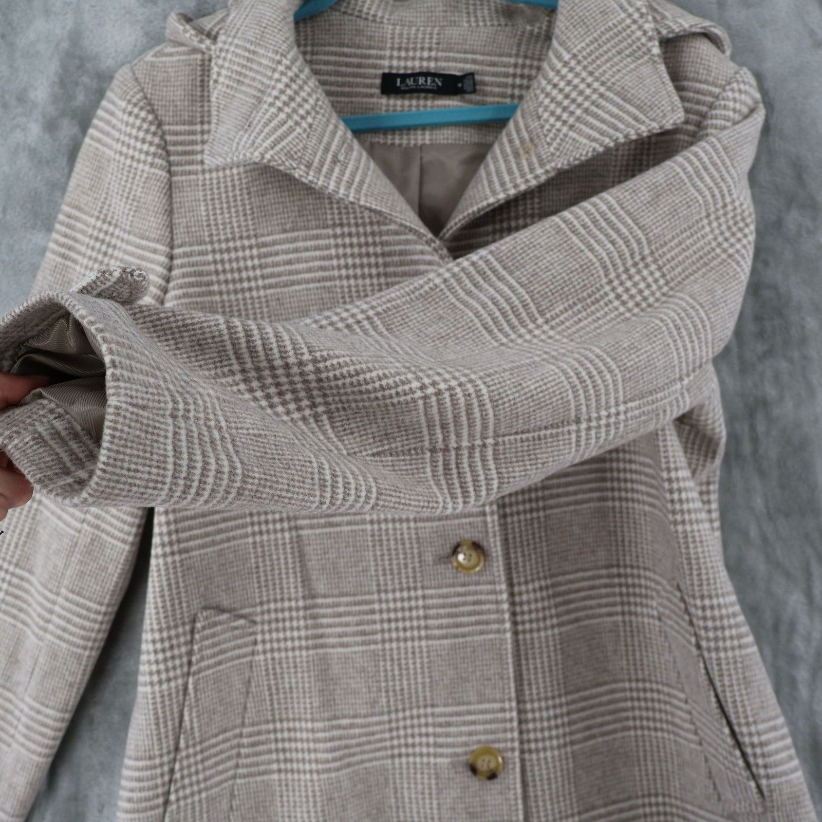Lauren Ralph Lauren Lauren Ralph Lauren Houndstooth Wool Blend Coat Women 14 NWT Size XL / US 12-14 / IT 48-50 - 14 Thumbnail
