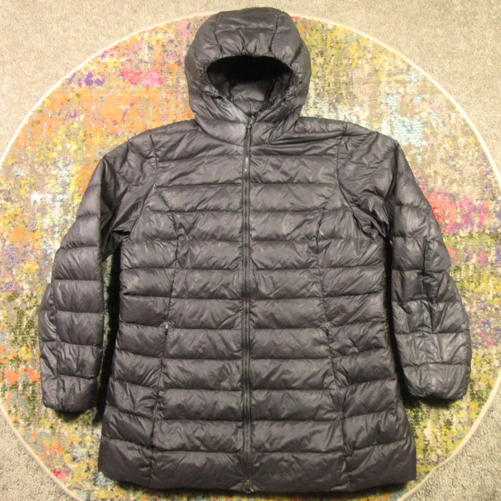 Eddie Bauer VINTAGE Eddie Bauer Down Puffer Jacket Parka Womens XL Black Hooded Lightweight EB650 Size XL / US 12-14 / IT 48-50 - 2 Thumbnail