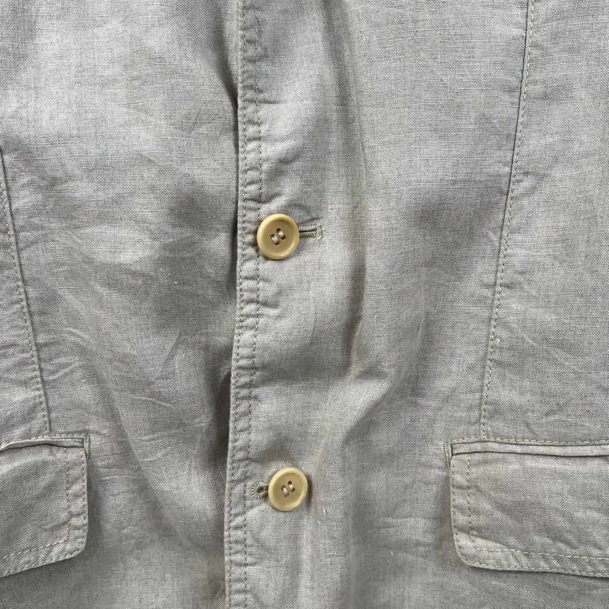 Comme des Garcons Homme Plus Comme des Garçons Homme Linen Blazer - Beige, Japan 🇯🇵 Size 42S - 4 Thumbnail