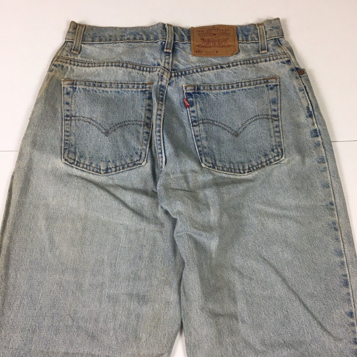 Levi's Vintage 90s Levi’s 551 Relaxed Fit Tapered Leg Long Size US 30 / EU 46 - 7 Thumbnail