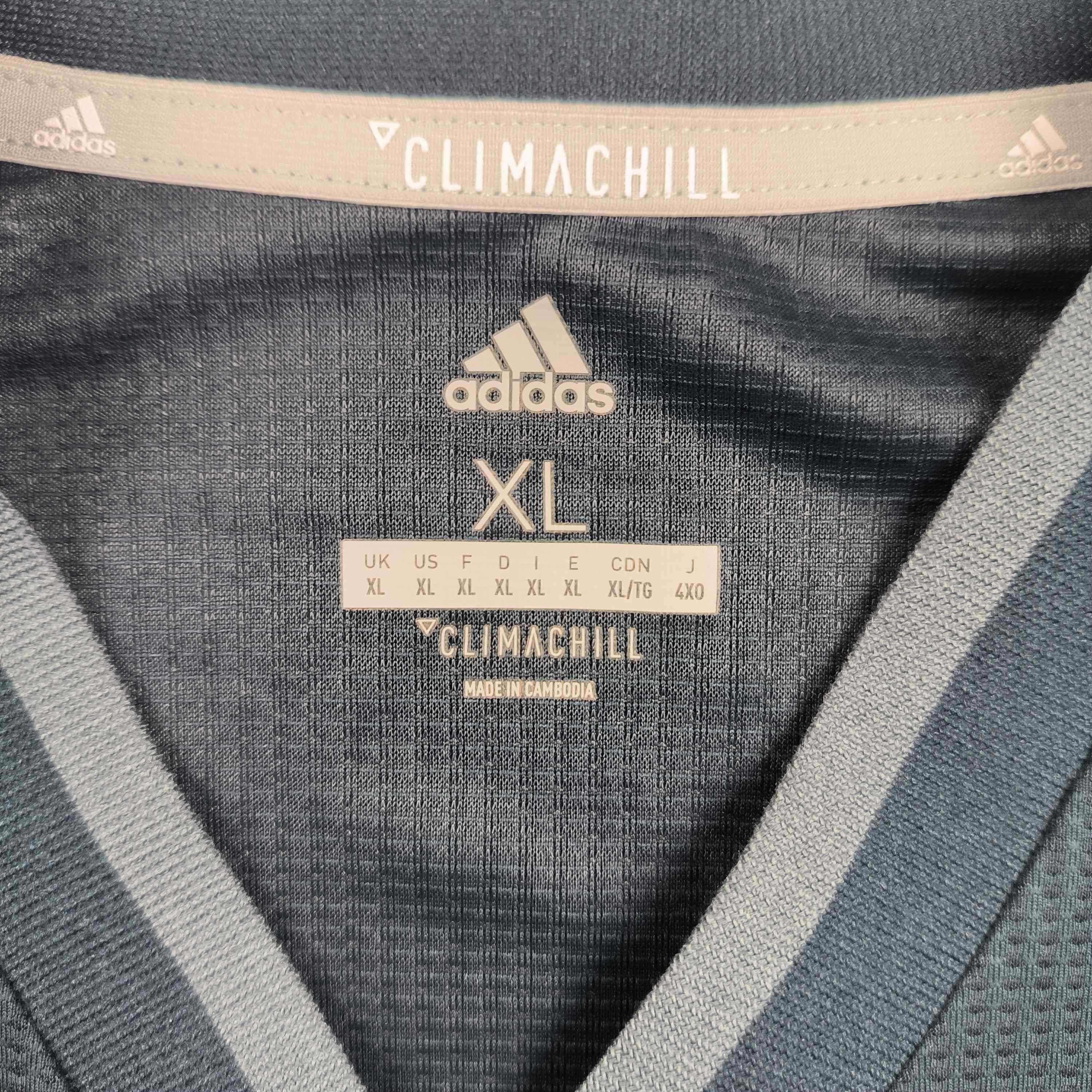 Adidas Real Madrid 2018-19 away Player Issue football jersey sz XL Size US XL / EU 56 / 4 - 5 Thumbnail