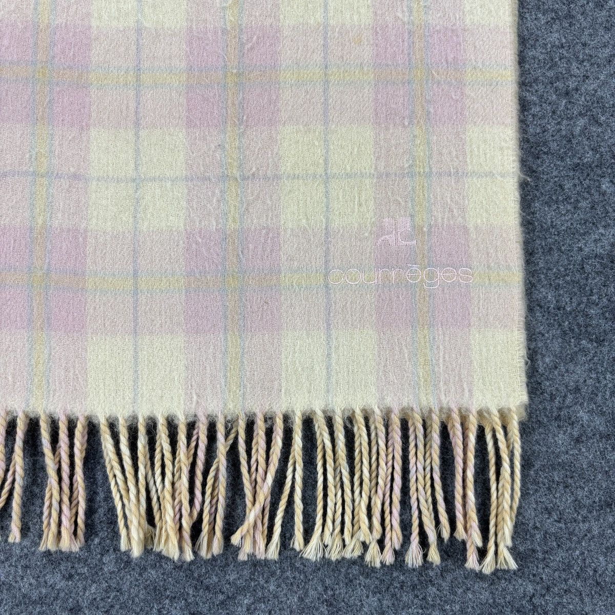 Courreges × Vintage Courreges Scarf # D758 # Muffler # Neckwear Size ONE SIZE - 3 Thumbnail