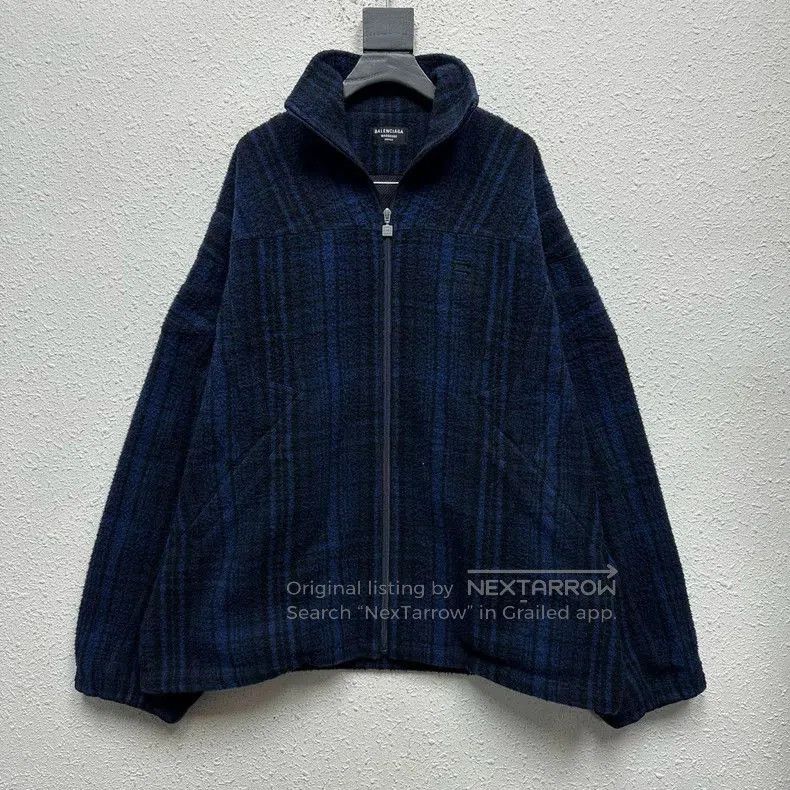 Balenciaga Balenciaga Sporty B Wool Zip Jacket. Size US M / EU 48-50 / 2 - 1 Thumbnail