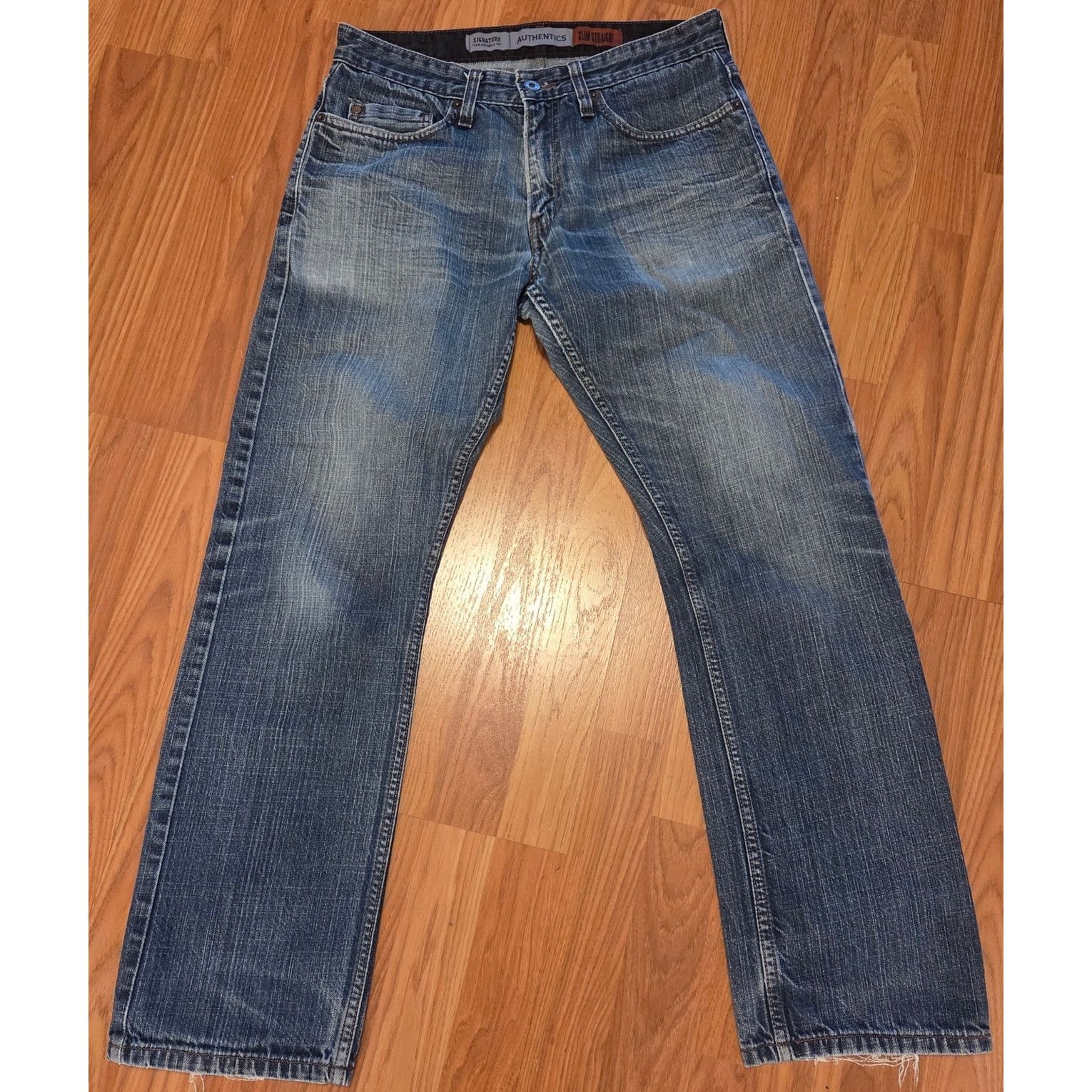Levi's Levi's Signature Authentics Slim Straight Jeans - 32x30 Size 32" / US 10 / IT 46 - 2 Thumbnail