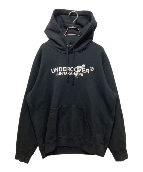 Undercover UNDERCOVER Printed Pullover Hoodie Black Cotton 3 | Grailed