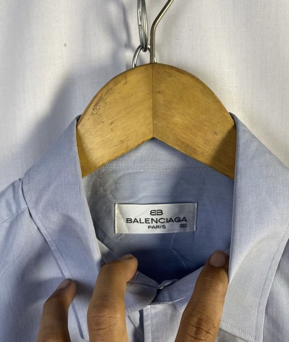 Balenciaga × Designer Balenciaga Shirt Vintage Size US L / EU 52-54 / 3 - 4 Thumbnail