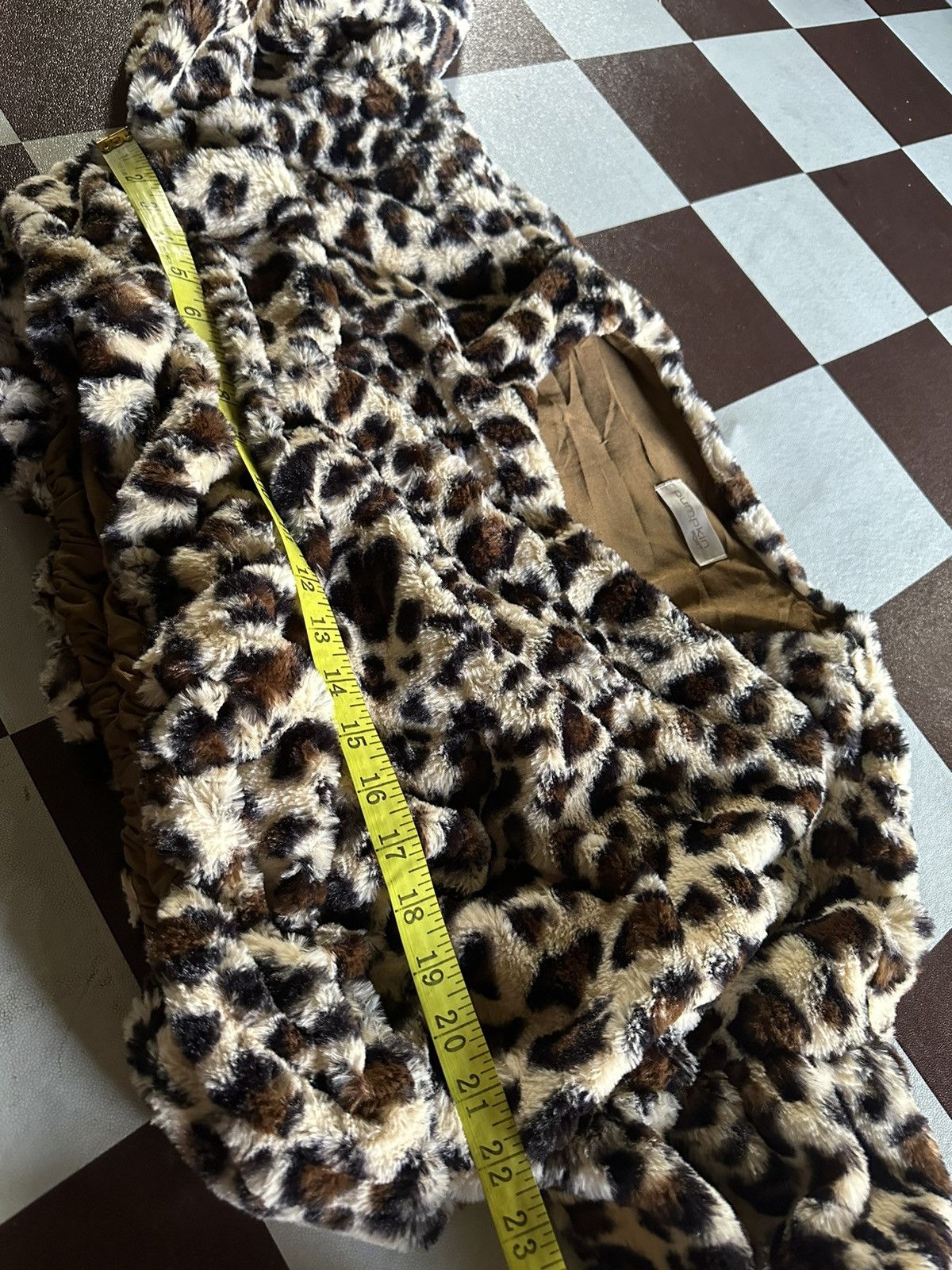 Japanese Brand 🔥gorgoeus🔥Pumpkin port leopard crop top fleece jacket Size M / US 6-8 / IT 42-44 - 8 Thumbnail