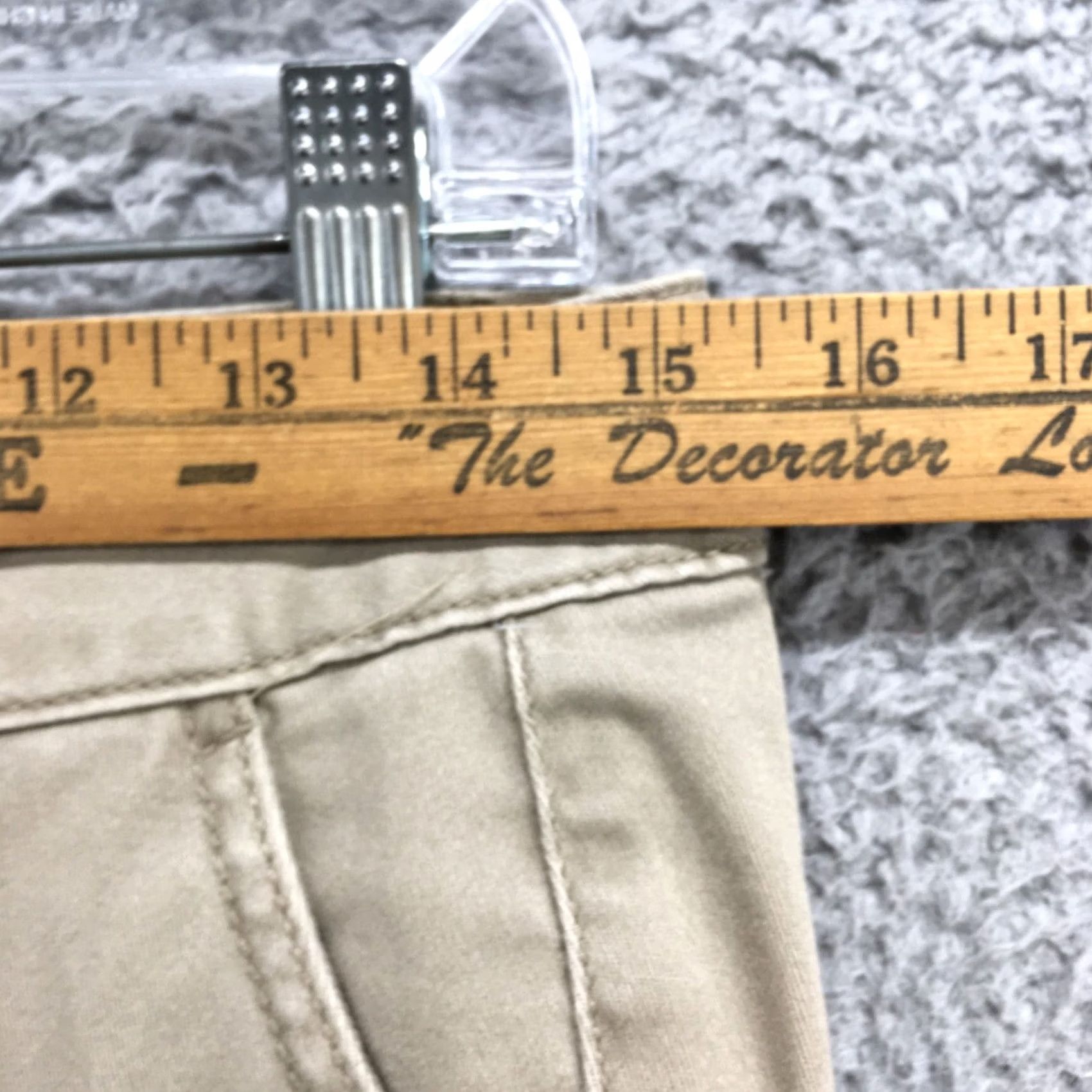 Vintage BKE Buckle Mollie Skinny Pants Women 26 Beige Distressed Mid Rise Zip Fly Casual Size 26" / US 2 / IT 38 - 6 Thumbnail
