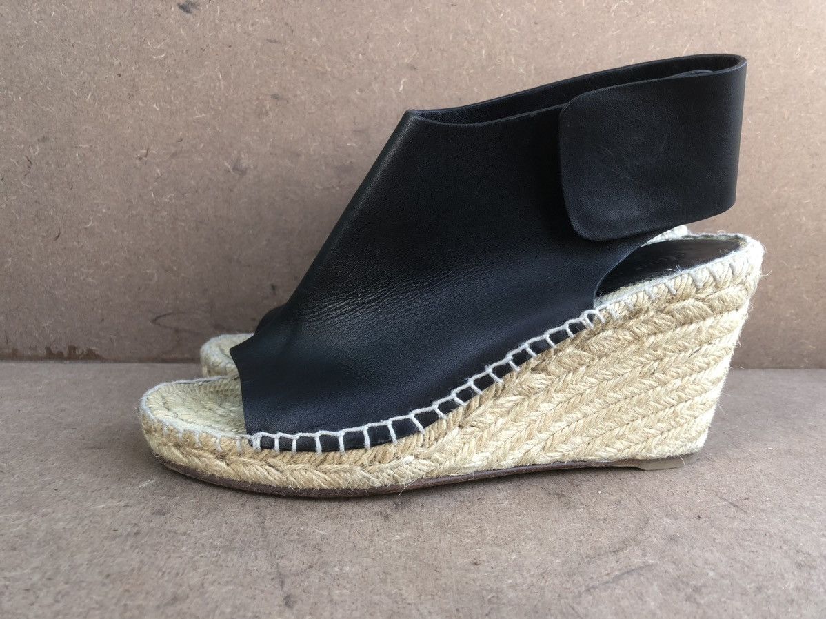 Celine CELINE Black Wedge Sole Size 36 Size US 7 / IT 37 - 4 Thumbnail