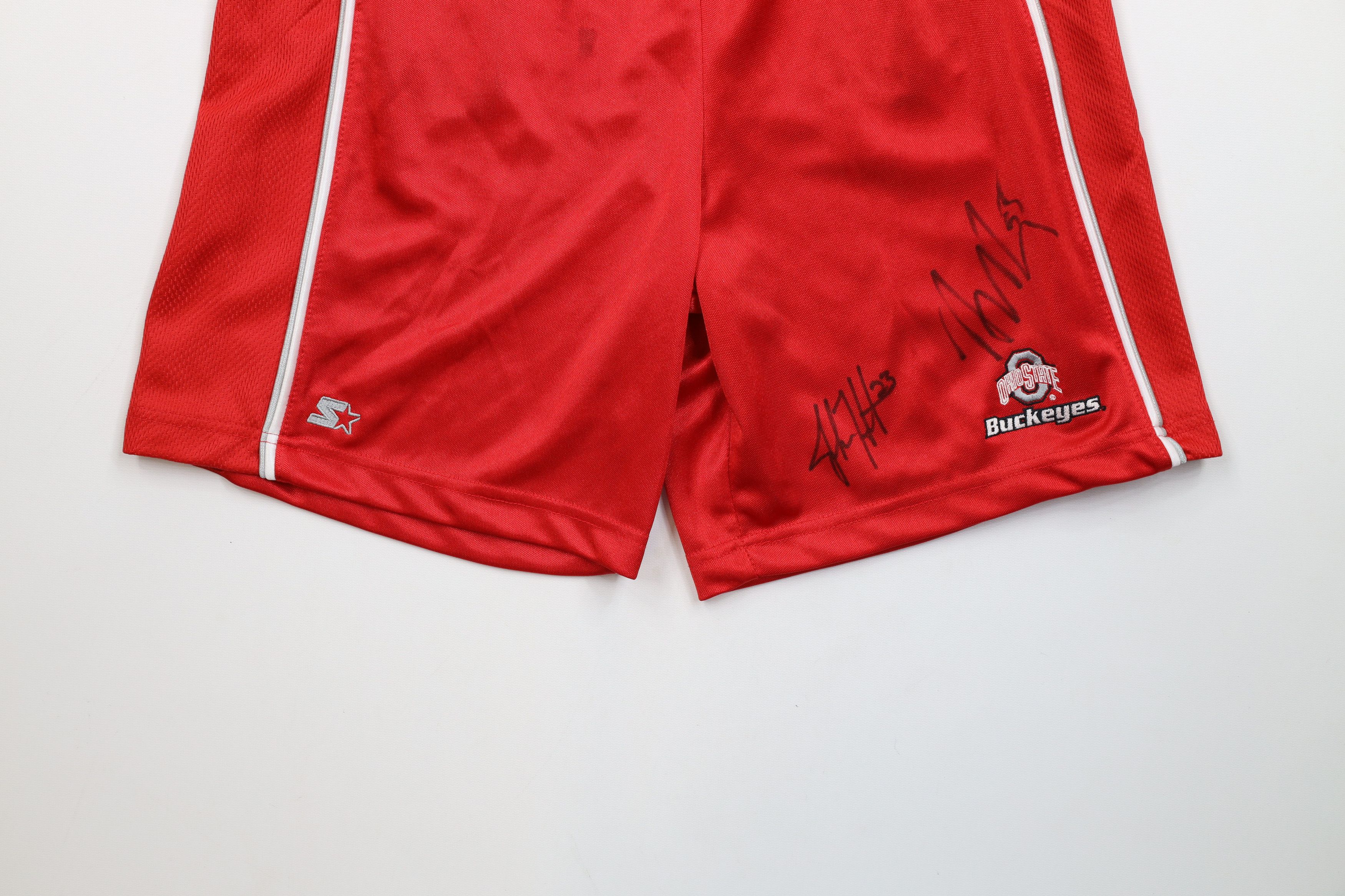 Starter × Vintage Vintage Starter Ohio State University Basketball Shorts Red Size US 30 / EU 46 - 4 Thumbnail