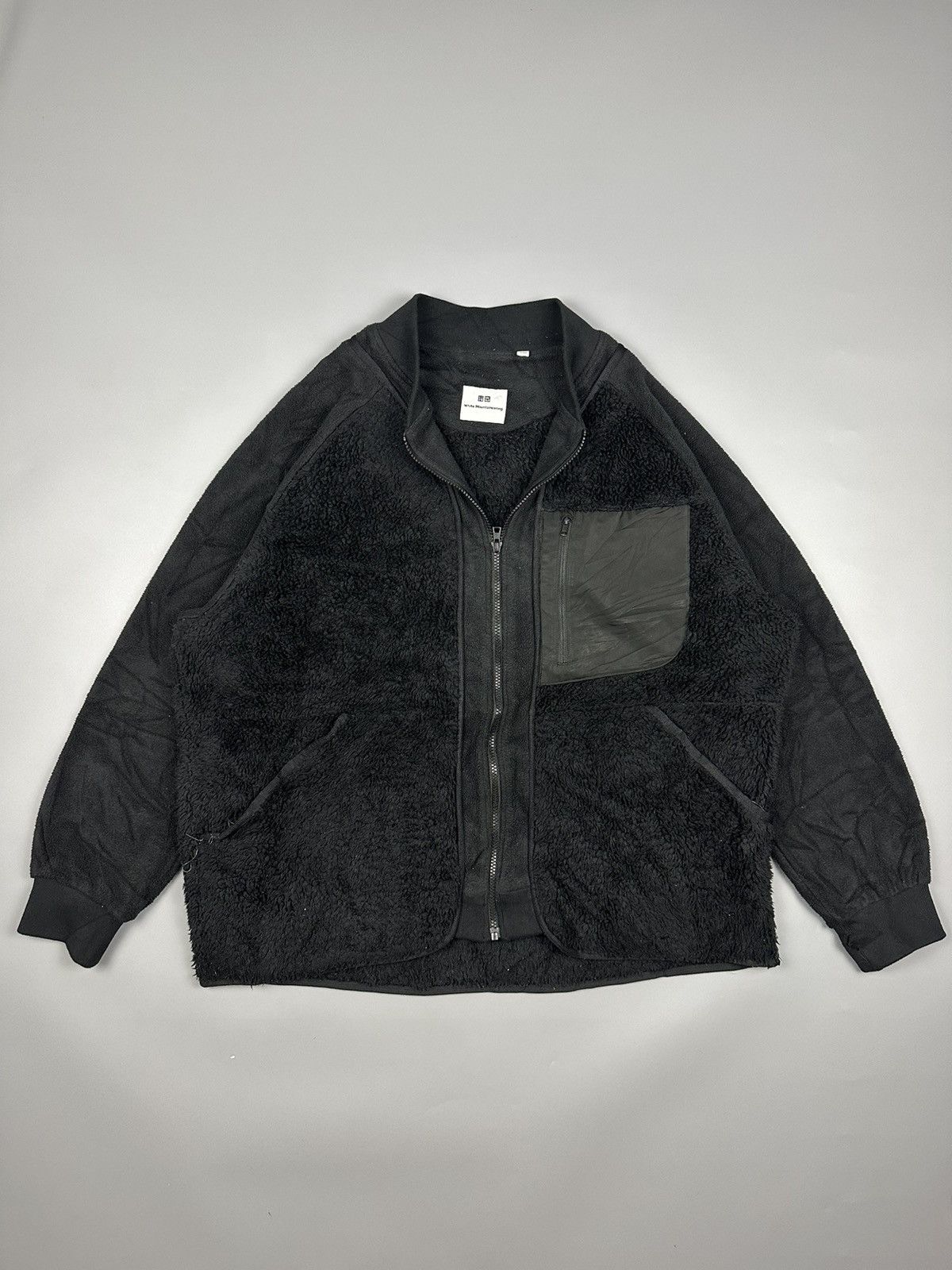 Japanese Brand × Uniqlo × White Mountaineering White Mountaineering X Uniqlo Zipper Fleece Size US XL / EU 56 / 4 - 1 Thumbnail