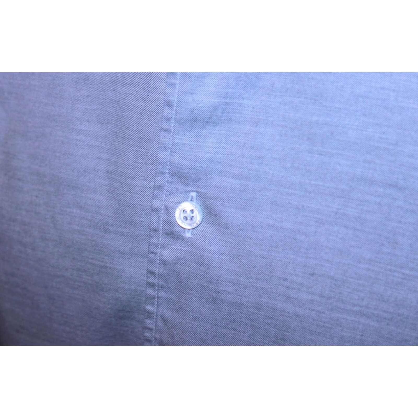 Corneliani Corneliani Shirt Men Grey Formal Dress Shirt Long Sleeve 41, 16 Dress Shirt Mens Grey Corneliani Size 41 16 Size 42R - 3 Thumbnail