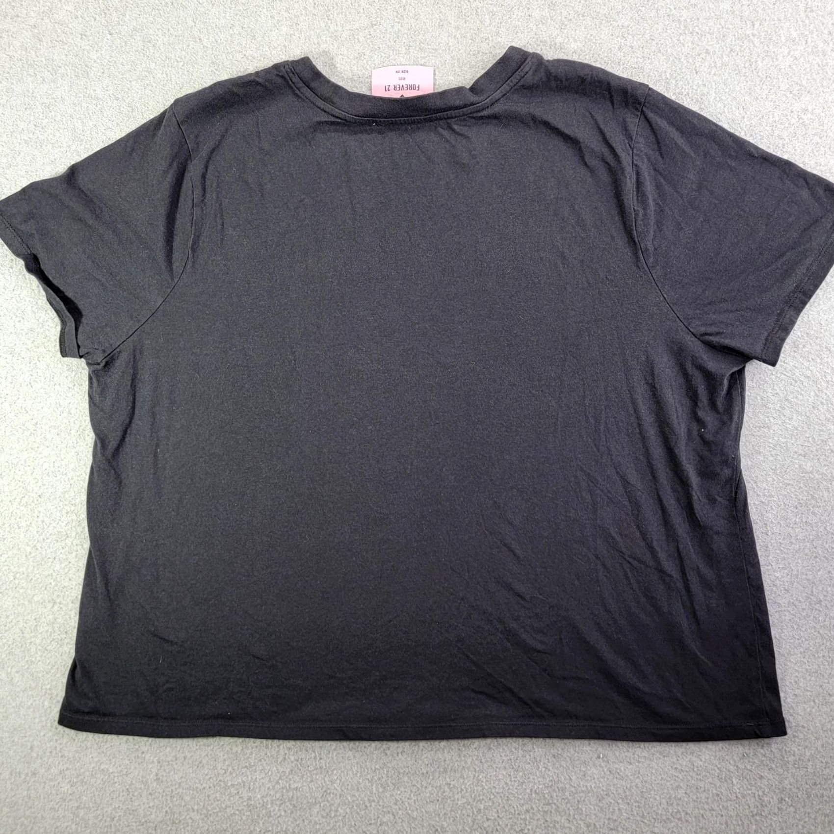 Juicy Couture Juicy Couture Forever 21 Shirt Womens 2X Plus Black Los Angeles Graphic Tee Size XXL / US 16-18 / IT 52-54 - 6 Thumbnail