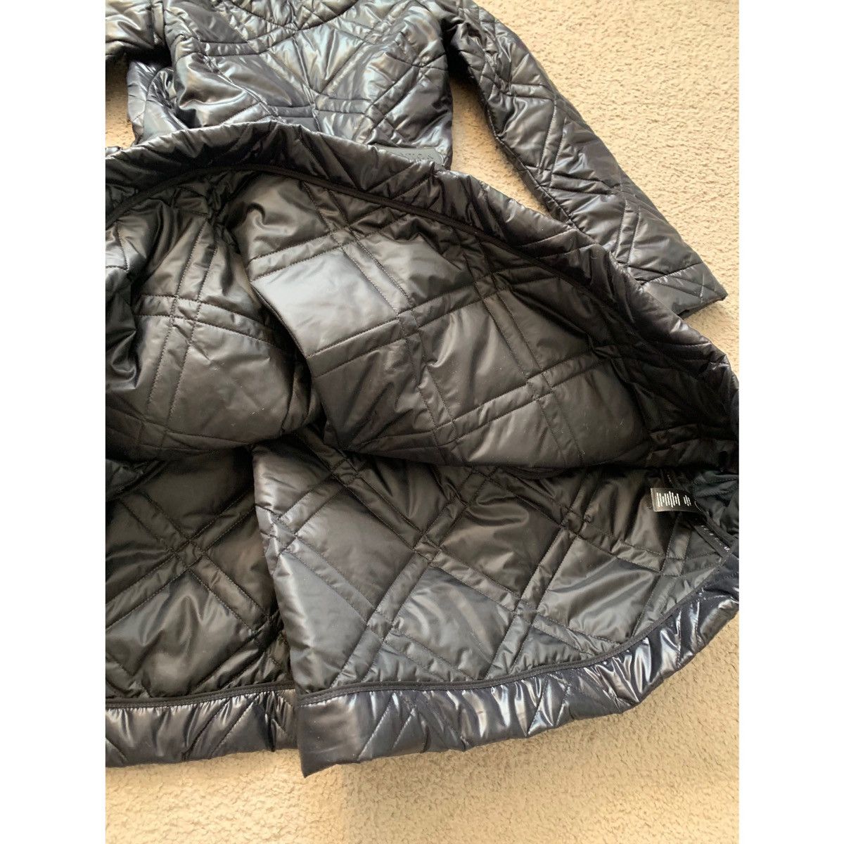 Other LUXTON BLACK QUILTED PUFFER MID DRESS Size M / US 6-8 / IT 42-44 - 18 Thumbnail