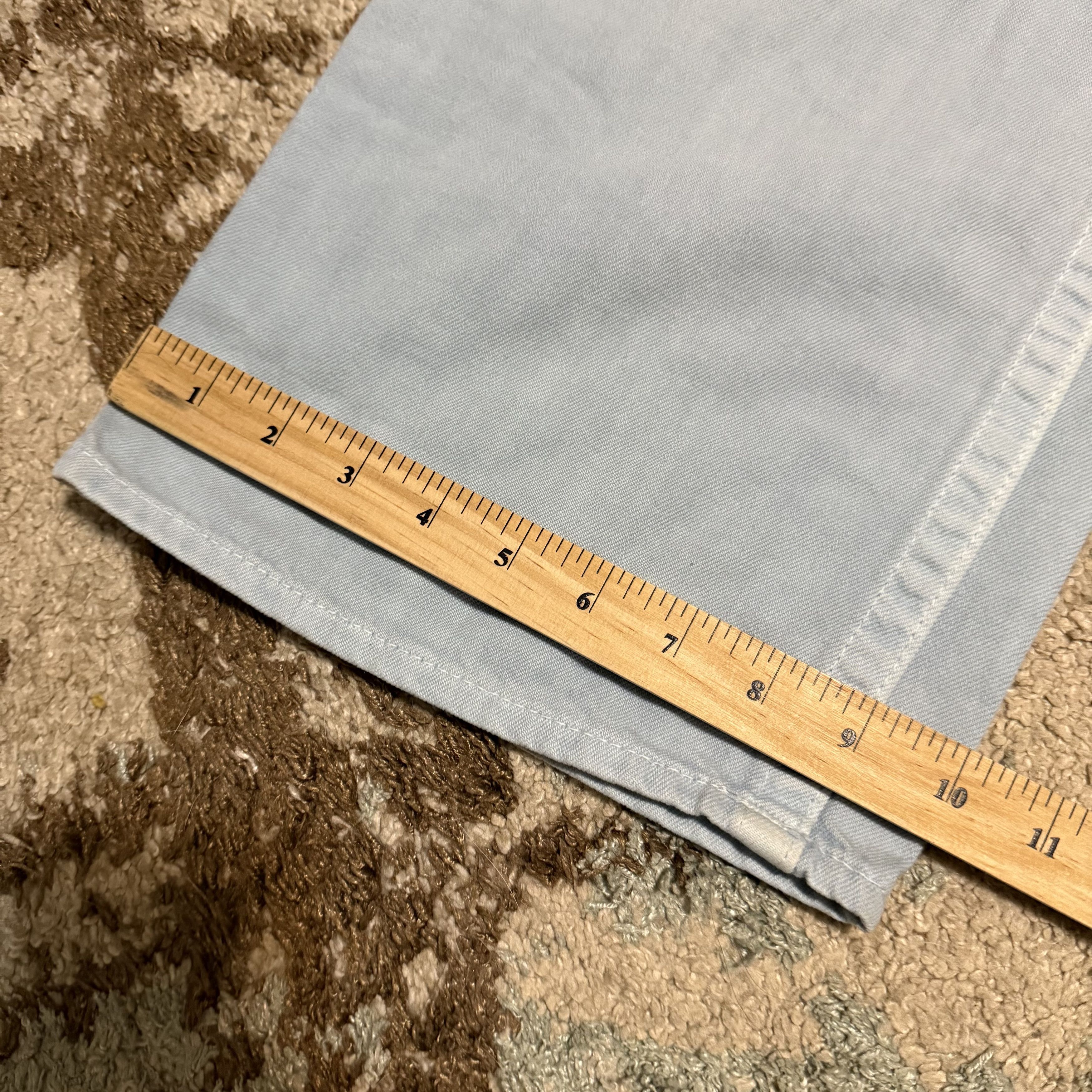 True Religion True Religion Ricky Relaxed Straight Jeans 42x32 Baby Blue Size US 42 / EU 58 - 8 Thumbnail
