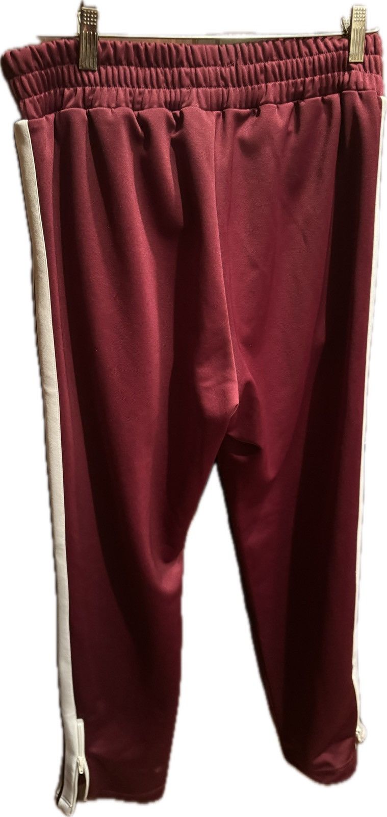 Palm Angels Palm Angels Maroon Track Pants Size US 36 / EU 52 - 3 Thumbnail