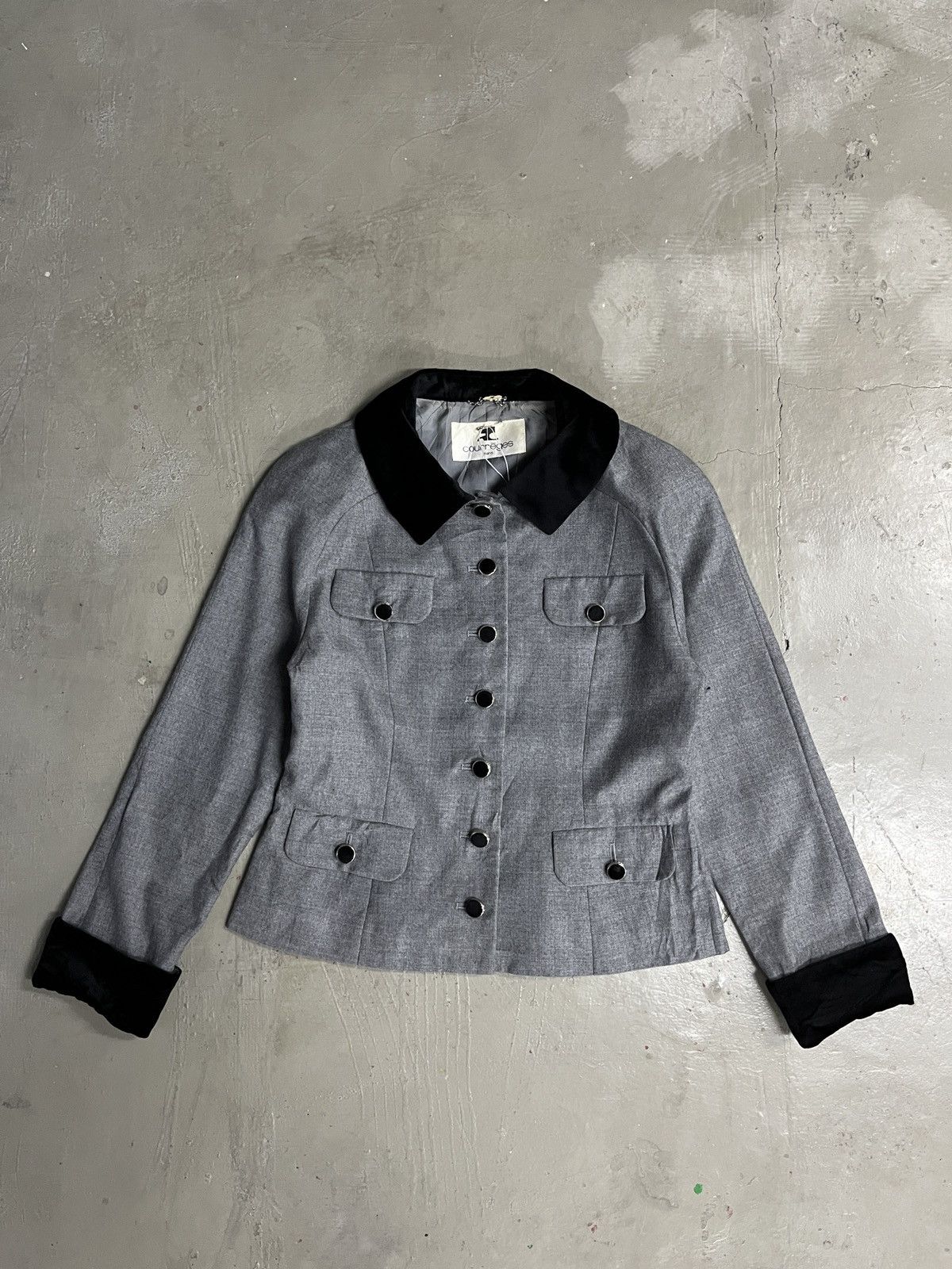 Courreges Vintage Courreges Jacket Blazer Chanel Style Size S / US 4 / IT 40 - 1 Thumbnail